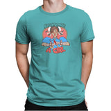 Fight Like A Girl Exclusive - Mens Premium T-Shirts RIPT Apparel Small / Tahiti Blue