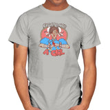 Fight Like A Girl Exclusive - Mens T-Shirts RIPT Apparel Small / Ice Grey