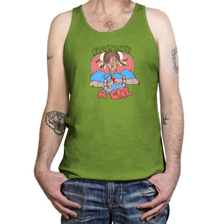 Fight Like A Girl Exclusive - Tanktop Tanktop RIPT Apparel X-Small / Leaf