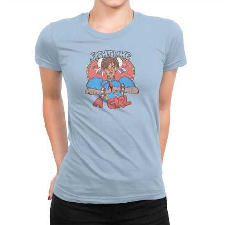 Fight Like A Girl Exclusive - Womens Premium T-Shirts RIPT Apparel Small / Cancun