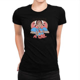 Fight Like A Girl Exclusive - Womens Premium T-Shirts RIPT Apparel Small / Indigo