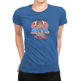 Fight Like A Girl Exclusive - Womens Premium T-Shirts RIPT Apparel Small / Royal