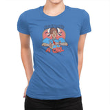 Fight Like A Girl Exclusive - Womens Premium T-Shirts RIPT Apparel Small / Tahiti Blue