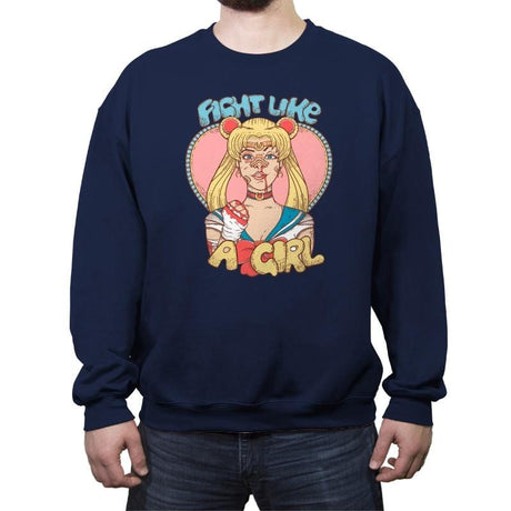 Fight Like A Sailor - Crew Neck Sweatshirt Crew Neck Sweatshirt RIPT Apparel