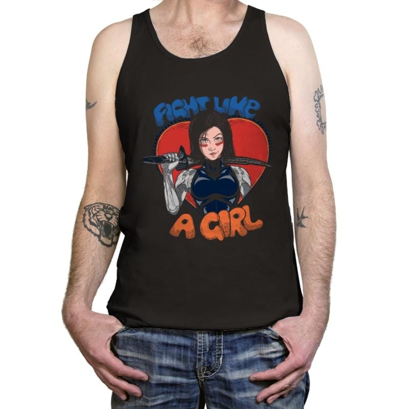 Fight Like An Angel - Tanktop Tanktop RIPT Apparel