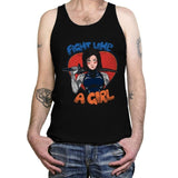 Fight Like An Angel - Tanktop Tanktop RIPT Apparel X-Small / Black