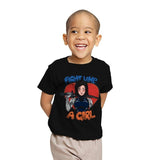 Fight Like An Angel - Youth T-Shirts RIPT Apparel