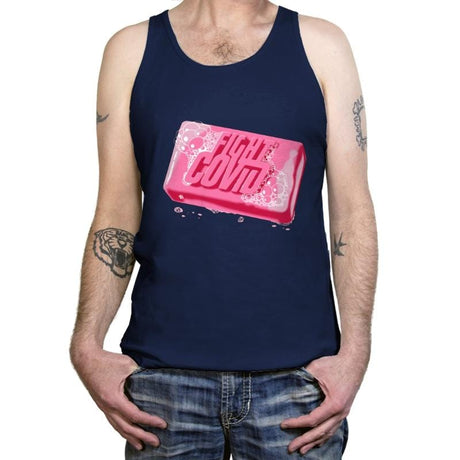 Fight This Thing - Tanktop Tanktop RIPT Apparel X-Small / Navy