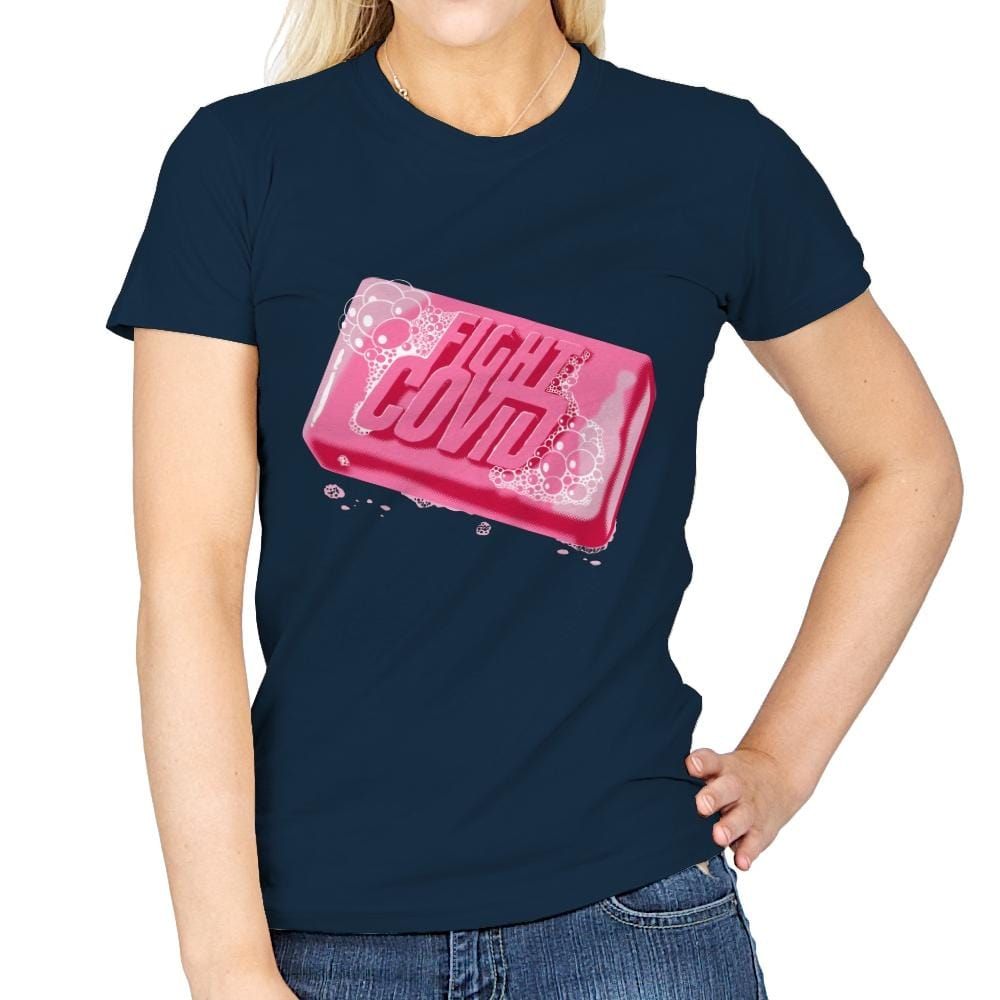Fight This Thing - Womens T-Shirts RIPT Apparel Small / Navy