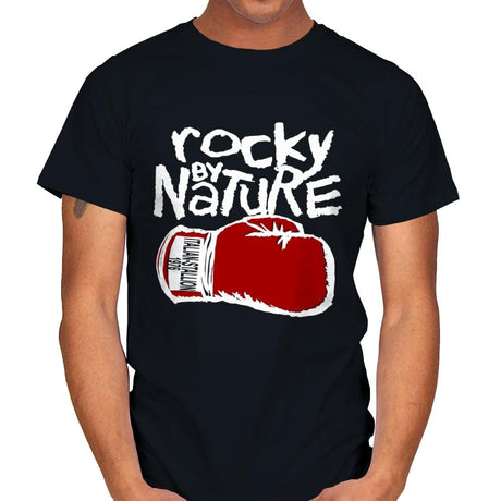 Fighter By Nature - Mens T-Shirts RIPT Apparel Small / Black