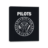 Fighter Pilot Punk - Canvas Wraps Canvas Wraps RIPT Apparel 11x14 / Black