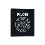 Fighter Pilot Punk - Canvas Wraps Canvas Wraps RIPT Apparel 8x10 / Black