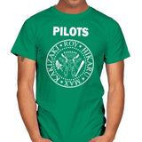 Fighter Pilot Punk - Mens T-Shirts RIPT Apparel Small / Kelly