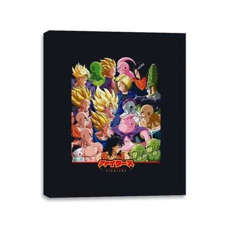 FighterZ - Canvas Wraps Canvas Wraps RIPT Apparel 11x14 / Black