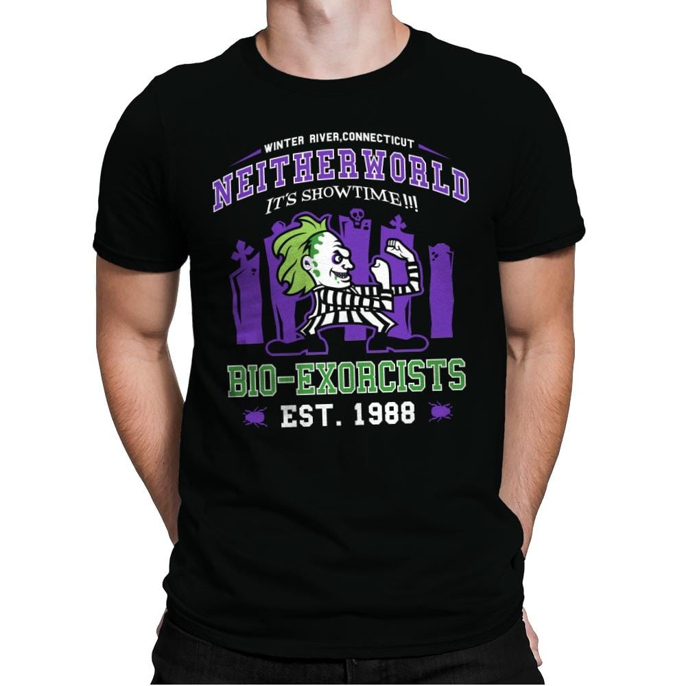 Fighting Bio-Exorcists - Mens Premium T-Shirts RIPT Apparel Small / Black