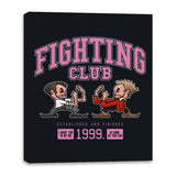 Fighting Club - Canvas Wraps Canvas Wraps RIPT Apparel 16x20 / Black
