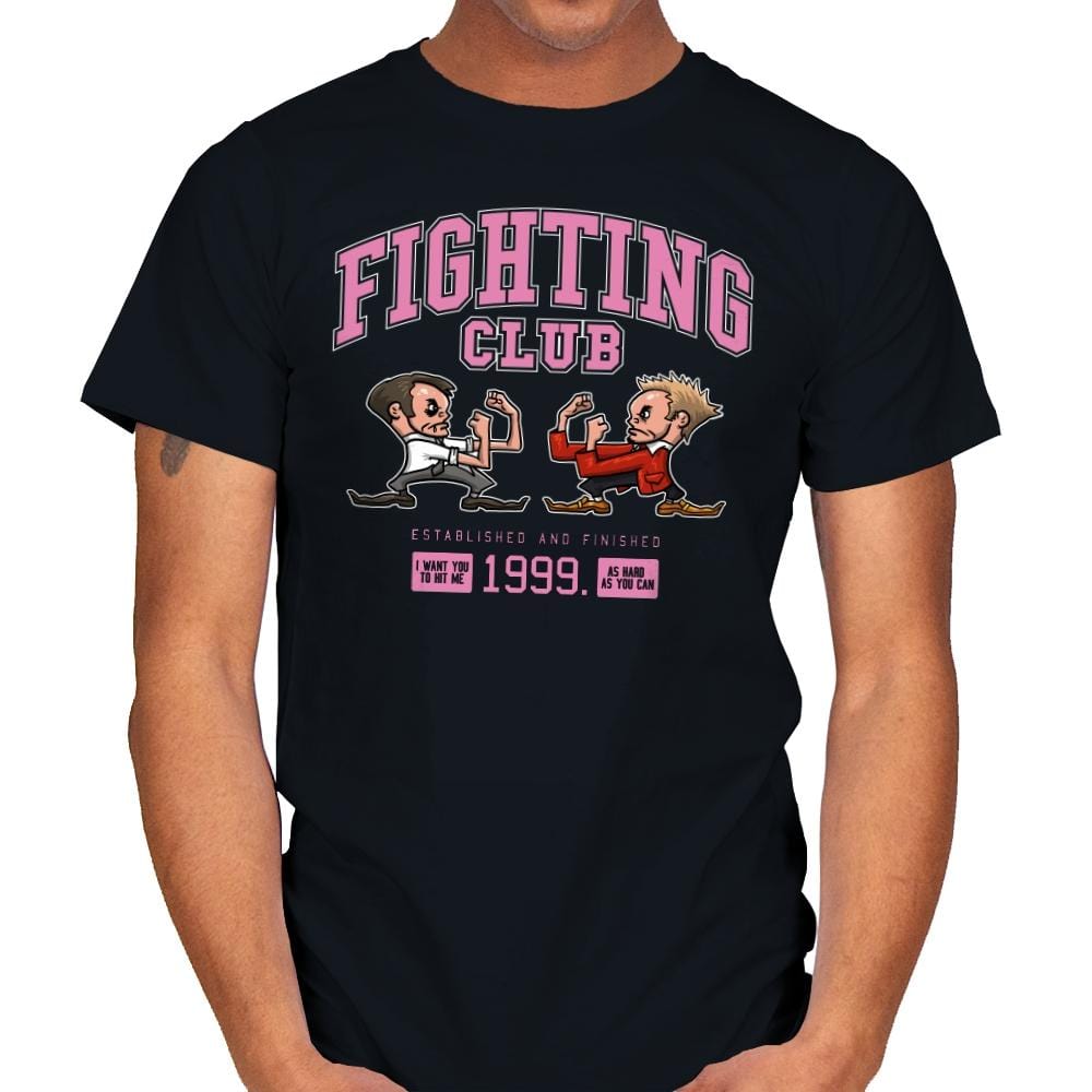 Fighting Club - Mens T-Shirts RIPT Apparel Small / Black