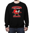 Fighting Echidnas - Crew Neck Sweatshirt Crew Neck Sweatshirt RIPT Apparel Small / Black