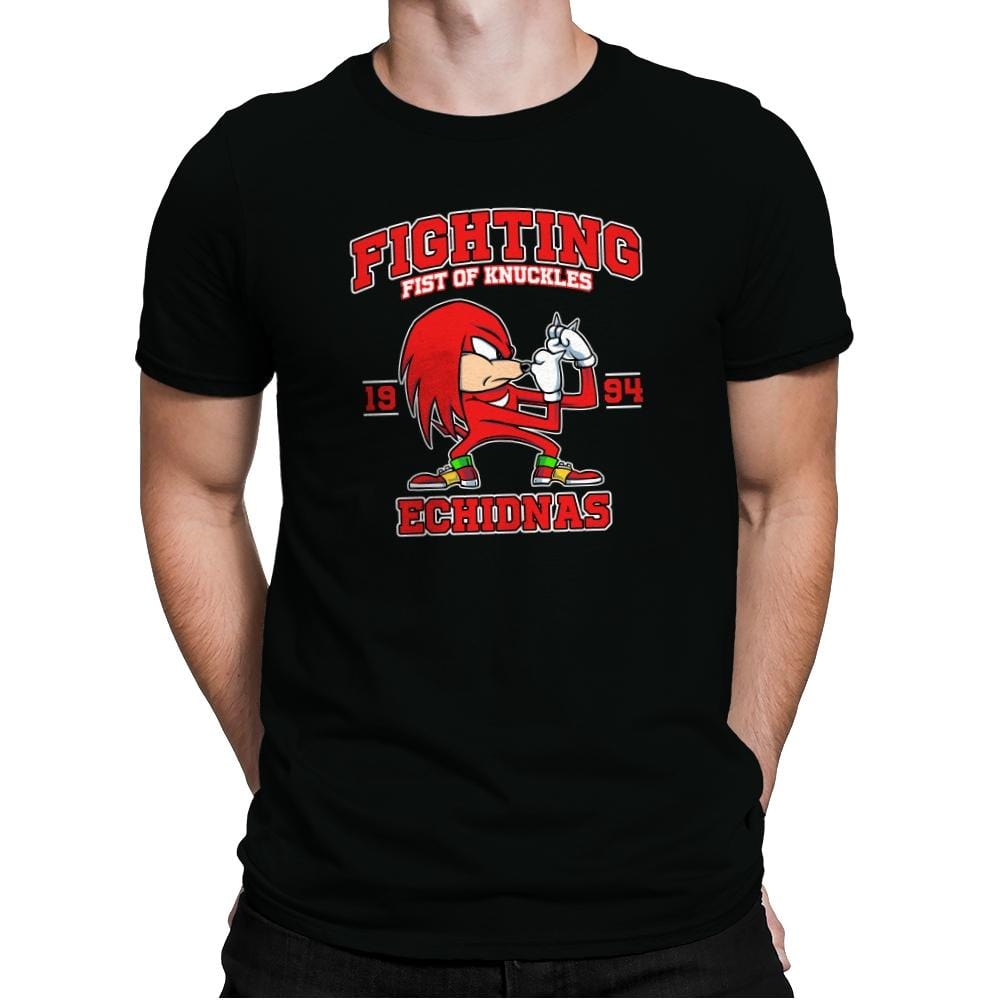 Fighting Echidnas - Mens Premium T-Shirts RIPT Apparel Small / Black