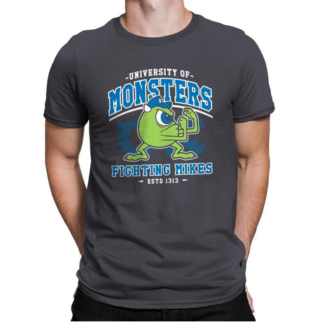 Fighting Mikes - Mens Premium T-Shirts RIPT Apparel Small / Heavy Metal