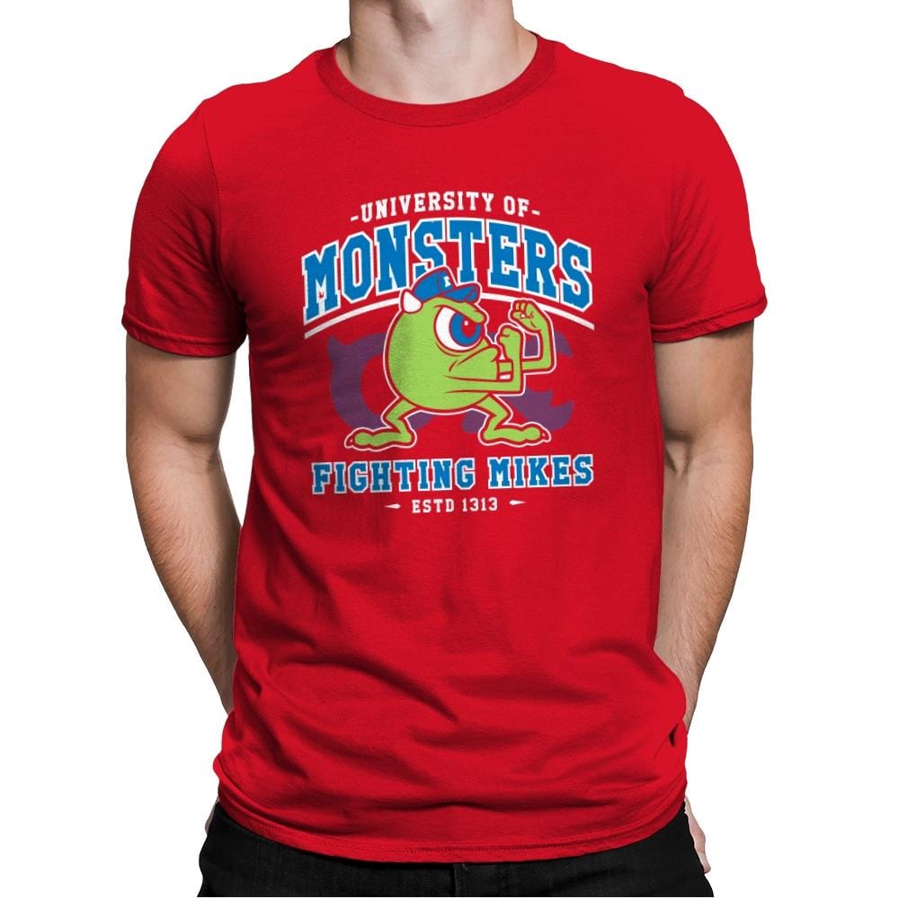 Fighting Mikes - Mens Premium T-Shirts RIPT Apparel Small / Red
