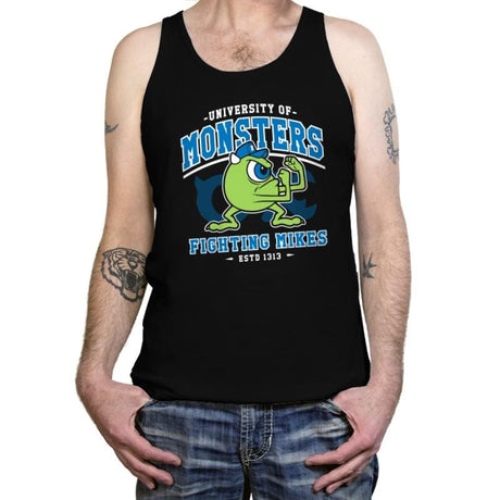 Fighting Mikes - Tanktop Tanktop RIPT Apparel X-Small / Black