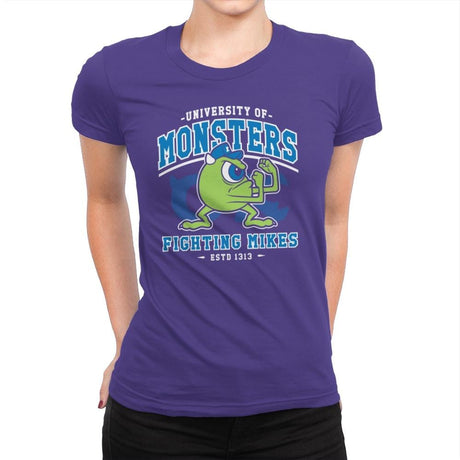 Fighting Mikes - Womens Premium T-Shirts RIPT Apparel Small / Purple Rush