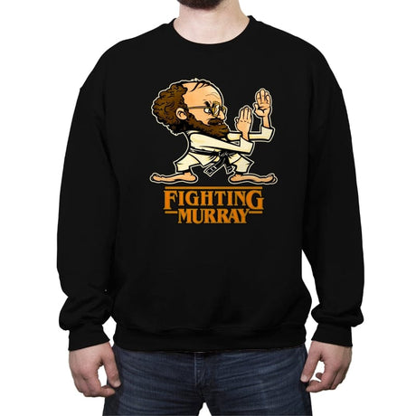 Fighting Murray - Crew Neck Sweatshirt Crew Neck Sweatshirt RIPT Apparel Small / Black