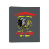 Fighting Predator - Canvas Wraps Canvas Wraps RIPT Apparel 11x14 / Charcoal