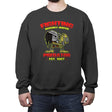 Fighting Predator - Crew Neck Sweatshirt Crew Neck Sweatshirt RIPT Apparel Small / Charcoal