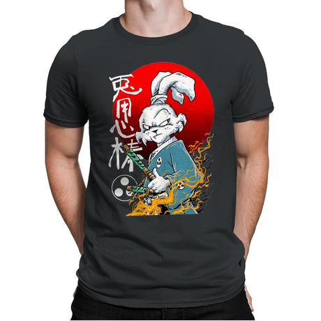 Fighting Rabbit - Best Seller - Mens Premium T-Shirts RIPT Apparel Small / Heavy Metal