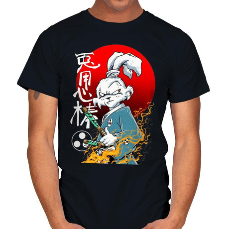 Fighting Rabbit - Best Seller - Mens T-Shirts RIPT Apparel Small / Black