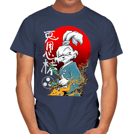 Fighting Rabbit - Best Seller - Mens T-Shirts RIPT Apparel Small / Navy