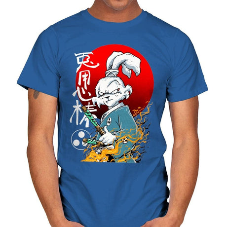 Fighting Rabbit - Best Seller - Mens T-Shirts RIPT Apparel Small / Royal