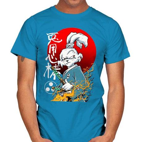 Fighting Rabbit - Best Seller - Mens T-Shirts RIPT Apparel Small / Sapphire