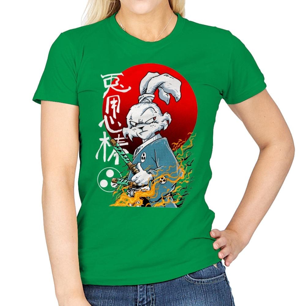 Fighting Rabbit - Best Seller - Womens T-Shirts RIPT Apparel Small / Irish Green