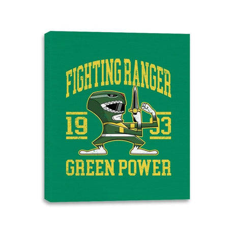 Fighting Ranger - Shirt Club - Canvas Wraps Canvas Wraps RIPT Apparel 11x14 / Kelly