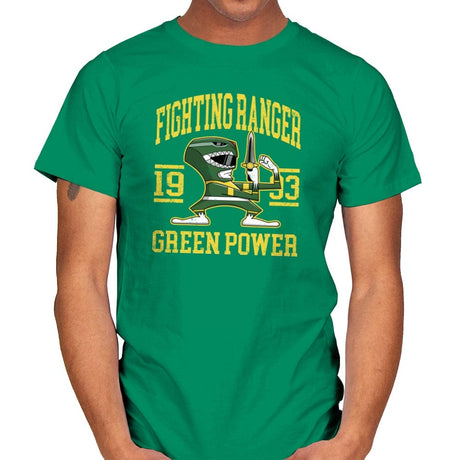Fighting Ranger - Shirt Club - Mens T-Shirts RIPT Apparel Small / Kelly