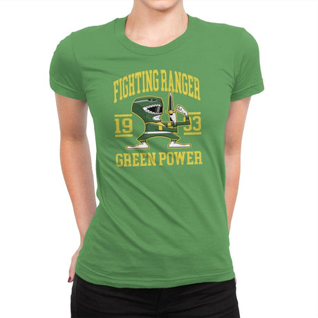 Fighting Ranger - Shirt Club - Womens Premium T-Shirts RIPT Apparel Small / Kelly
