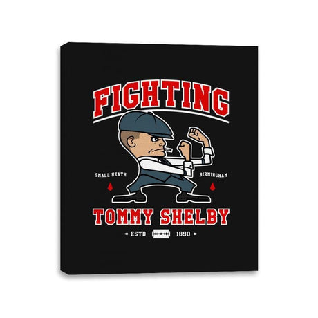 Fighting Shelby - Canvas Wraps Canvas Wraps RIPT Apparel 11x14 / Black