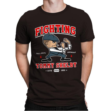 Fighting Shelby - Mens Premium T-Shirts RIPT Apparel Small / Dark Chocolate