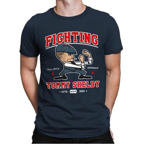 Fighting Shelby - Mens Premium T-Shirts RIPT Apparel Small / Indigo