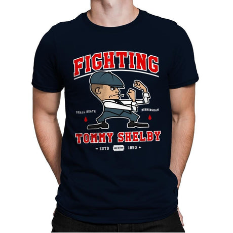 Fighting Shelby - Mens Premium T-Shirts RIPT Apparel Small / Midnight Navy
