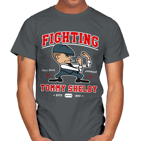 Fighting Shelby - Mens T-Shirts RIPT Apparel Small / Charcoal