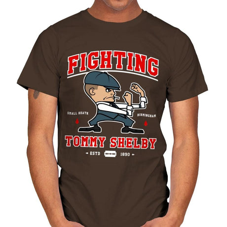 Fighting Shelby - Mens T-Shirts RIPT Apparel Small / Dark Chocolate