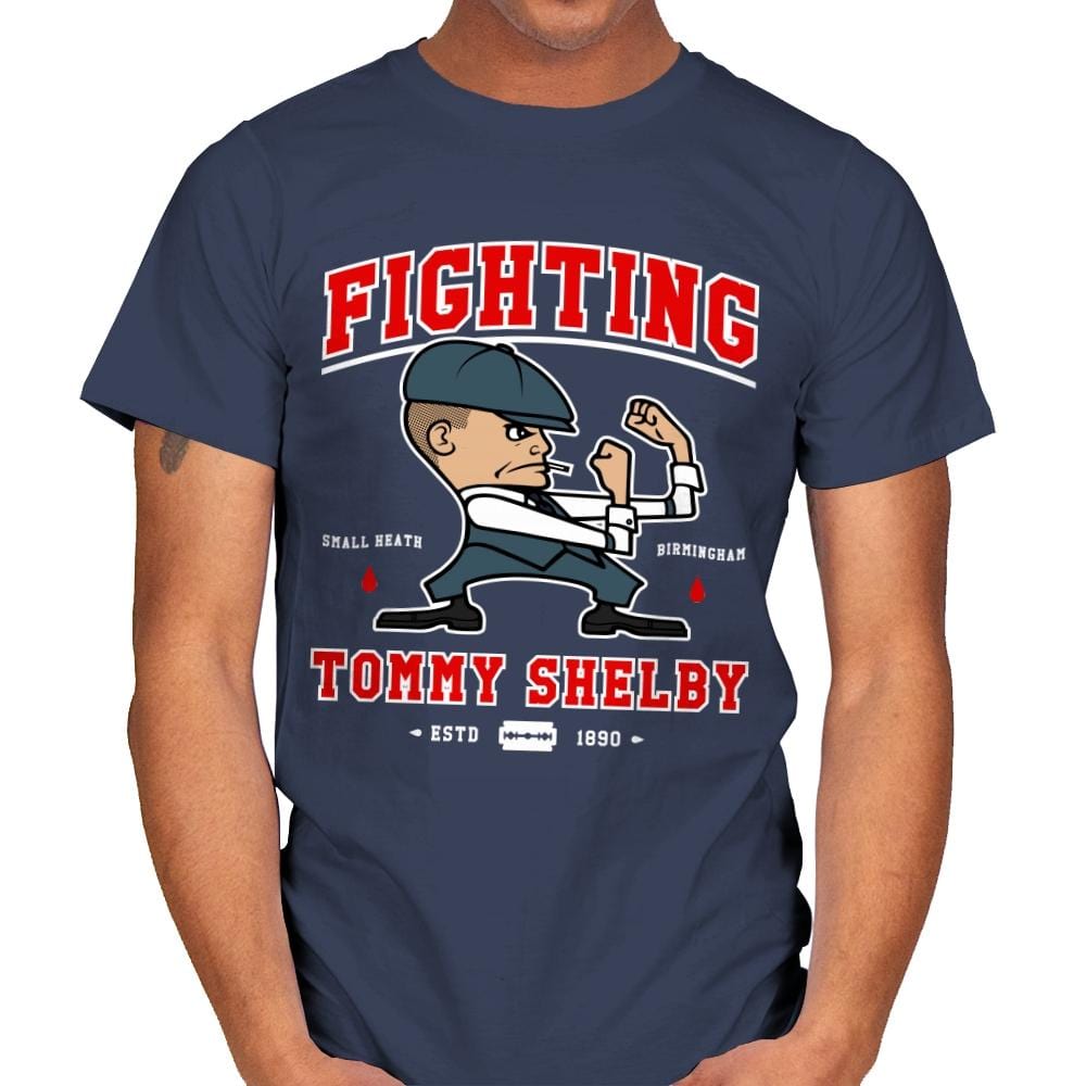 Fighting Shelby - Mens T-Shirts RIPT Apparel Small / Navy