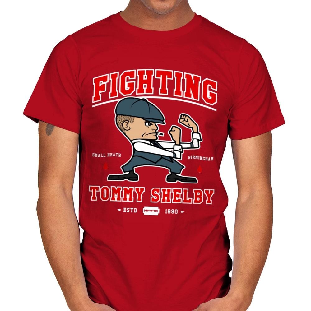 Fighting Shelby - Mens T-Shirts RIPT Apparel Small / Red