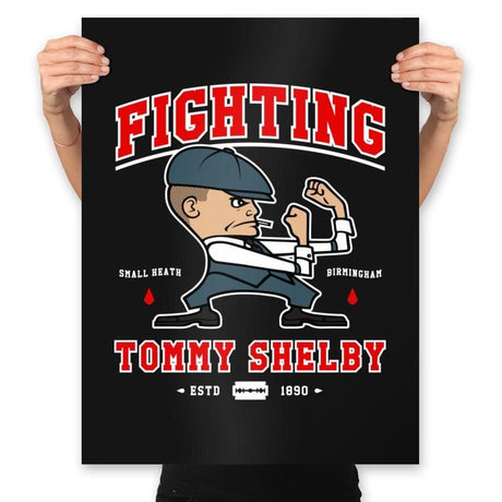 Fighting Shelby - Prints Posters RIPT Apparel 18x24 / Black
