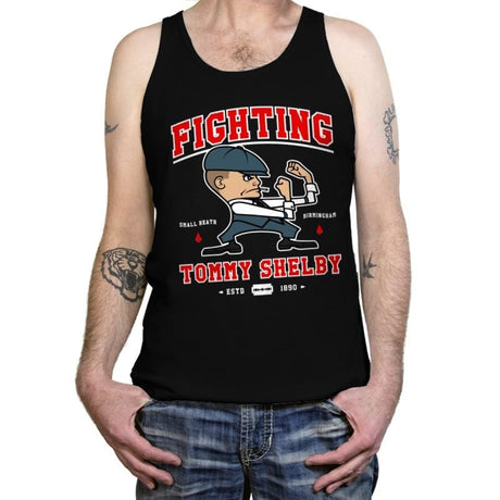 Fighting Shelby - Tanktop Tanktop RIPT Apparel X-Small / Black