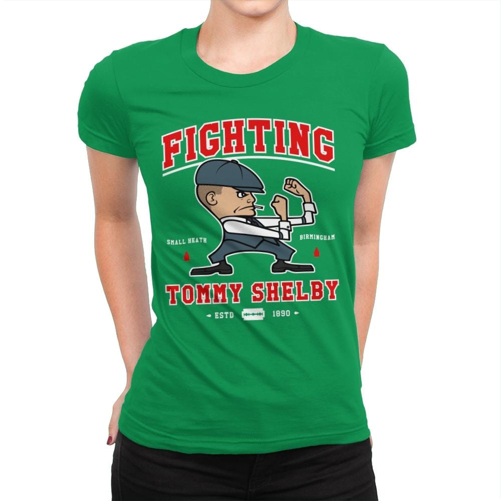 Fighting Shelby - Womens Premium T-Shirts RIPT Apparel Small / Kelly Green